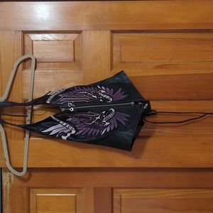 Harley Davidson women's leather halter